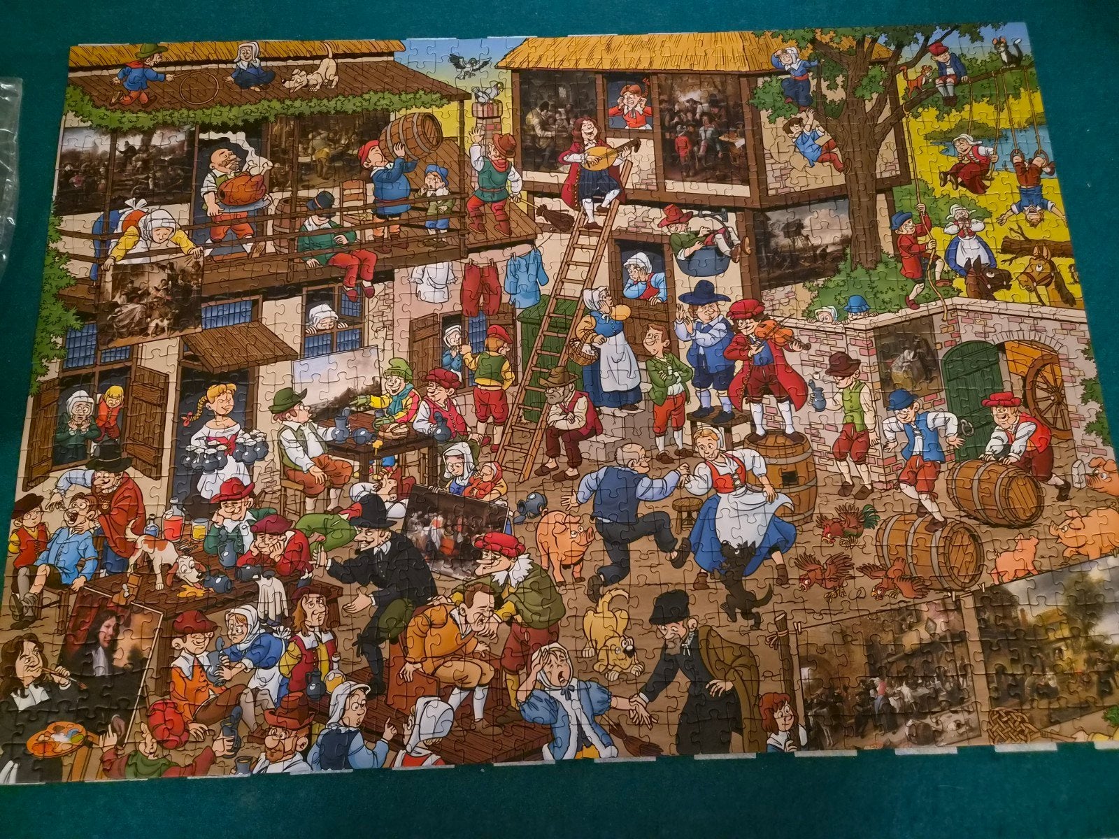 That's Life Gallery Edition - Jan Steen - 1000stuks, Ophalen of Verzenden, 500 t/m 1500 stukjes, Zo goed als nieuw, Legpuzzel