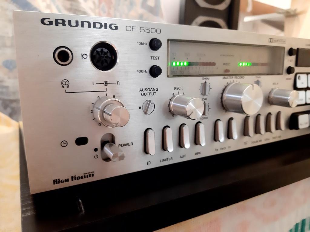GRUNDIG cassettedeck CF5500, Audio, Tv en Foto, Cassettedecks, Ophalen of Verzenden