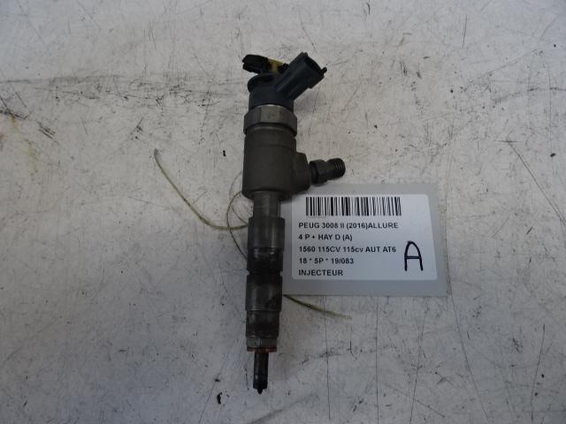 INJECTEUR Peugeot 3008 II (M4 / MC / MJ / MR) (0445110566), Utilisé, Peugeot