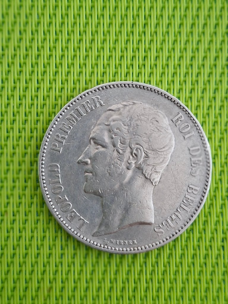 Zilveren munt, Postzegels en Munten, Munten | België, Zilver, Ophalen of Verzenden, Losse munt, Zilver