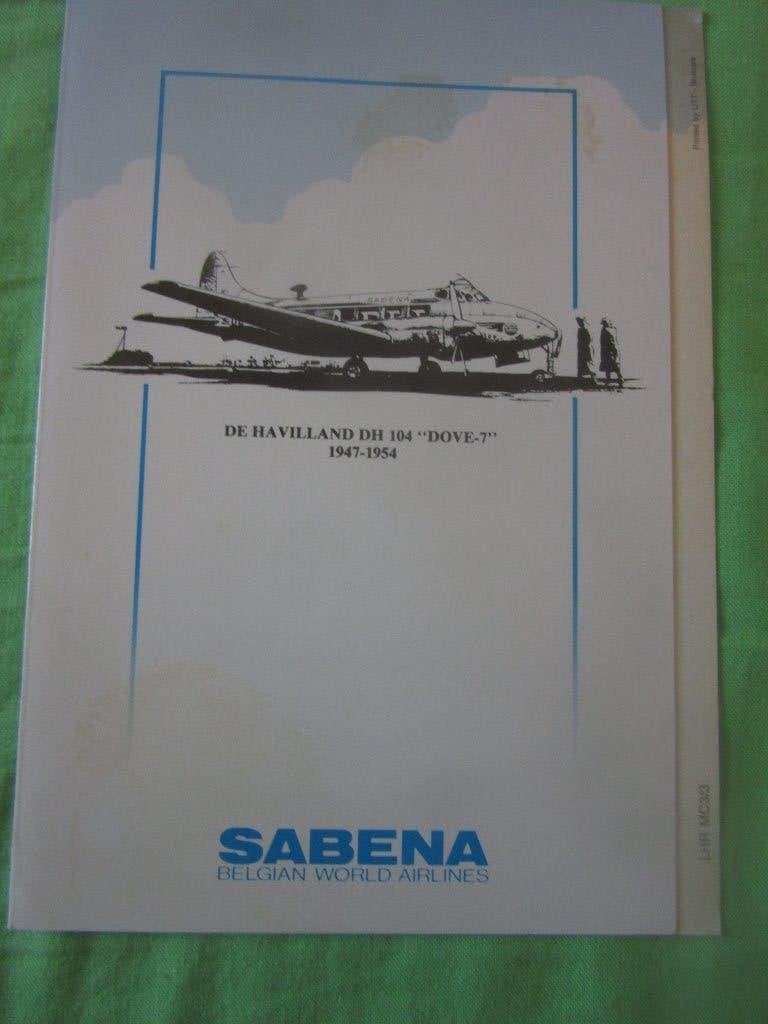 Sabena menukaart, Ophalen of Verzenden