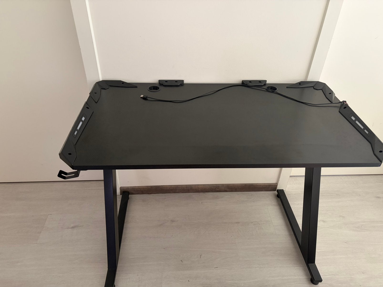 Gaming tafel (ingebouwde led verlichting), Maison & Meubles, Bureaux, 110 cm, Électrique, 60 cm, Moderne