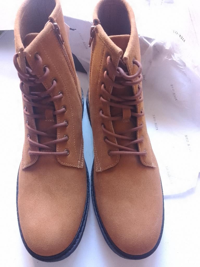 45 nieuw Pier one camel (70€) veterlaarzen origin doos, Vêtements | Hommes, Chaussures, Neuf, Bottes, Pier One, Envoi