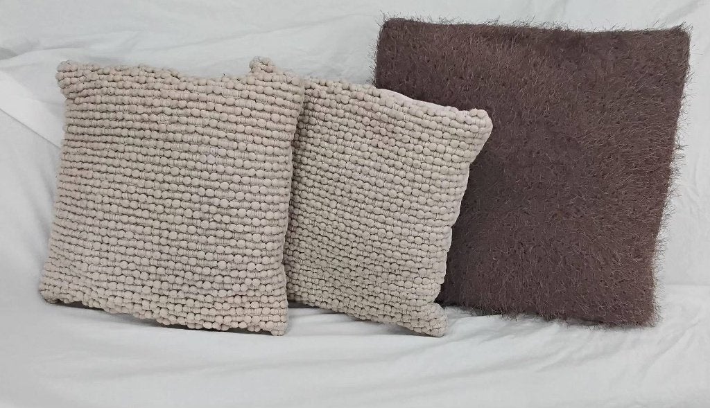 3 sierkussens, Maison & Meubles, Accessoires pour la Maison | Coussins, Coussin décoratif, Enlèvement ou Envoi, Avec fermeture éclair