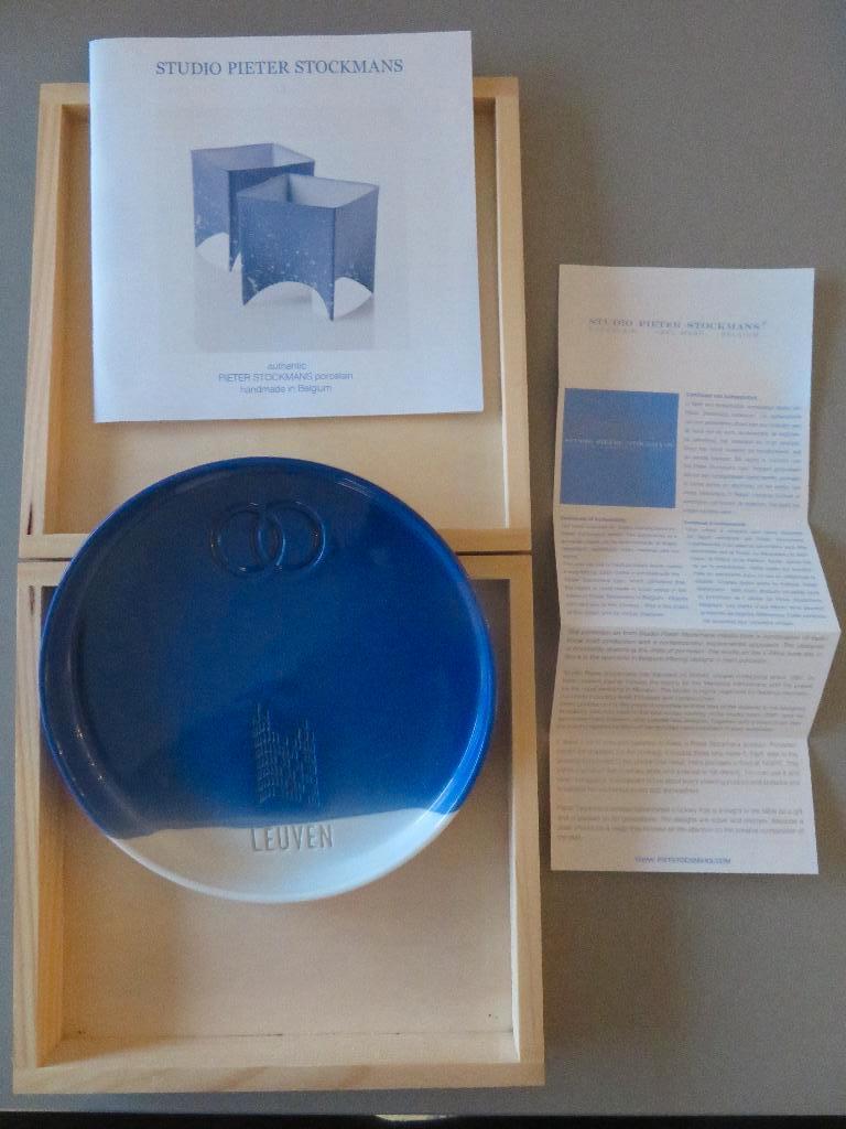 Studio Pieter Stockmans Handmade porselain Leuven Stadhuis, Ophalen of Verzenden