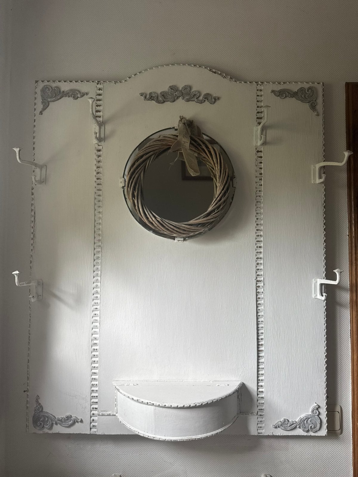 Ancien porte manteaux shabby, Ophalen, Zo goed als nieuw