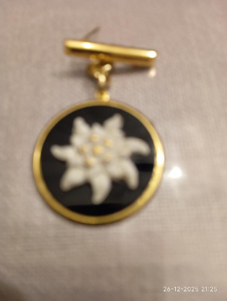 EDELWEISS SPELD, Handtassen en Accessoires, Antieke sieraden, Ophalen, Hanger