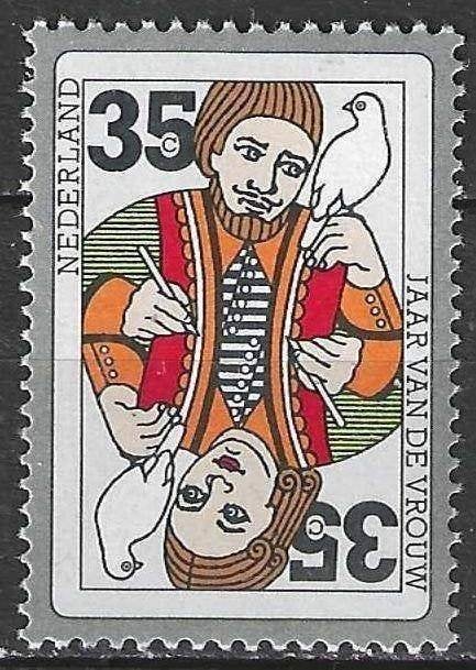 Pays-Bas 1975 - Yvert 1026 - Année de la femme (PF), Envoi, Non oblitéré
