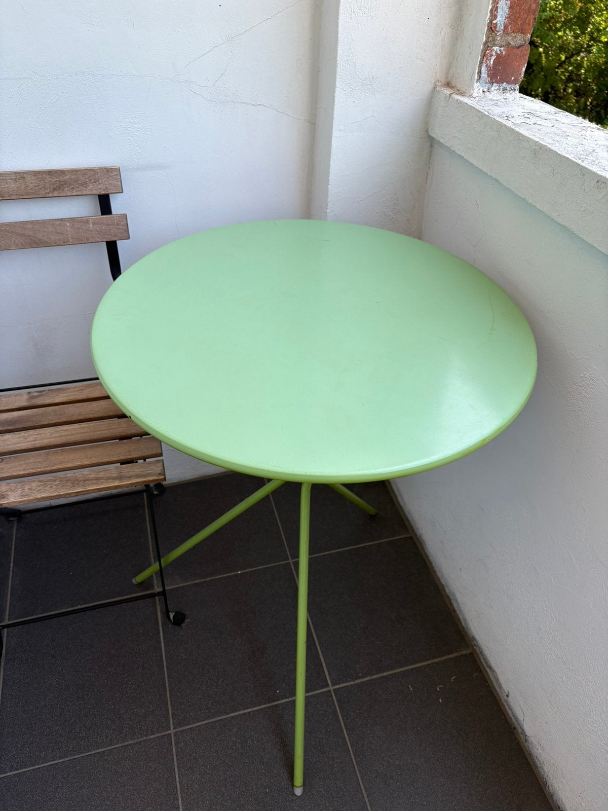 Opvouwbare ronde tafel, Ophalen, Zo goed als nieuw