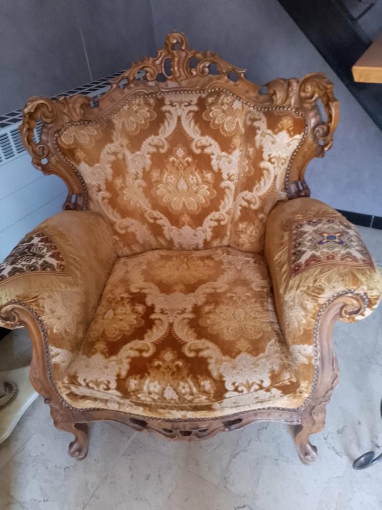 Zetel barok stijl., Ophalen