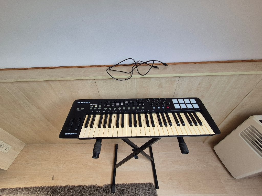Clavier MIDI M-audio Oxygen 49, Autres marques, Connexion MIDI, Comme neuf, Enlèvement