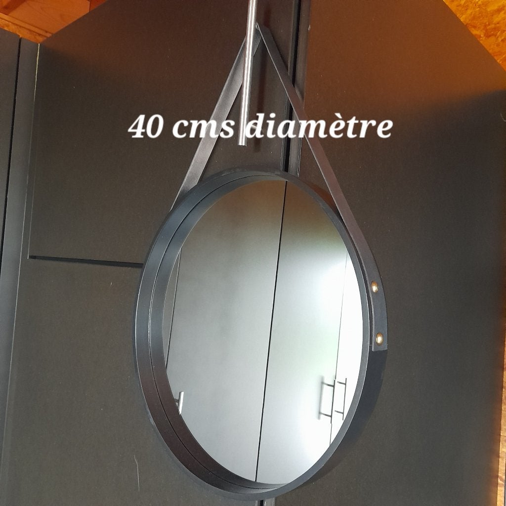 Miroir de 40 cms de diamètre, Enlèvement, Comme neuf, Rond