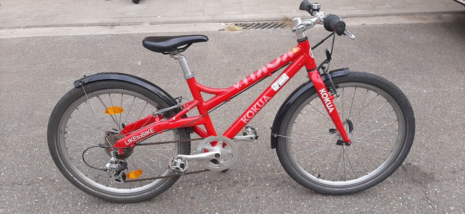 Kokua 24 inch, Fietsen en Brommers, Ophalen, 20 inch of meer, Gebruikt, Velgrem