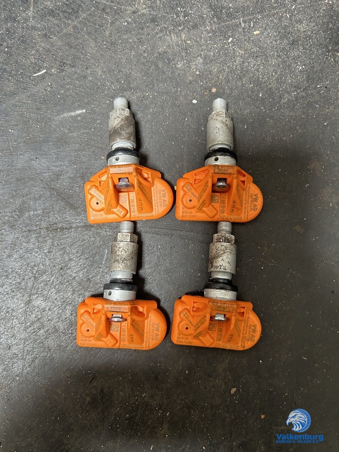 Originele VAG Volkswagen Audi Porsche TPMS sensoren, Gebruikt, -, Verzenden, -