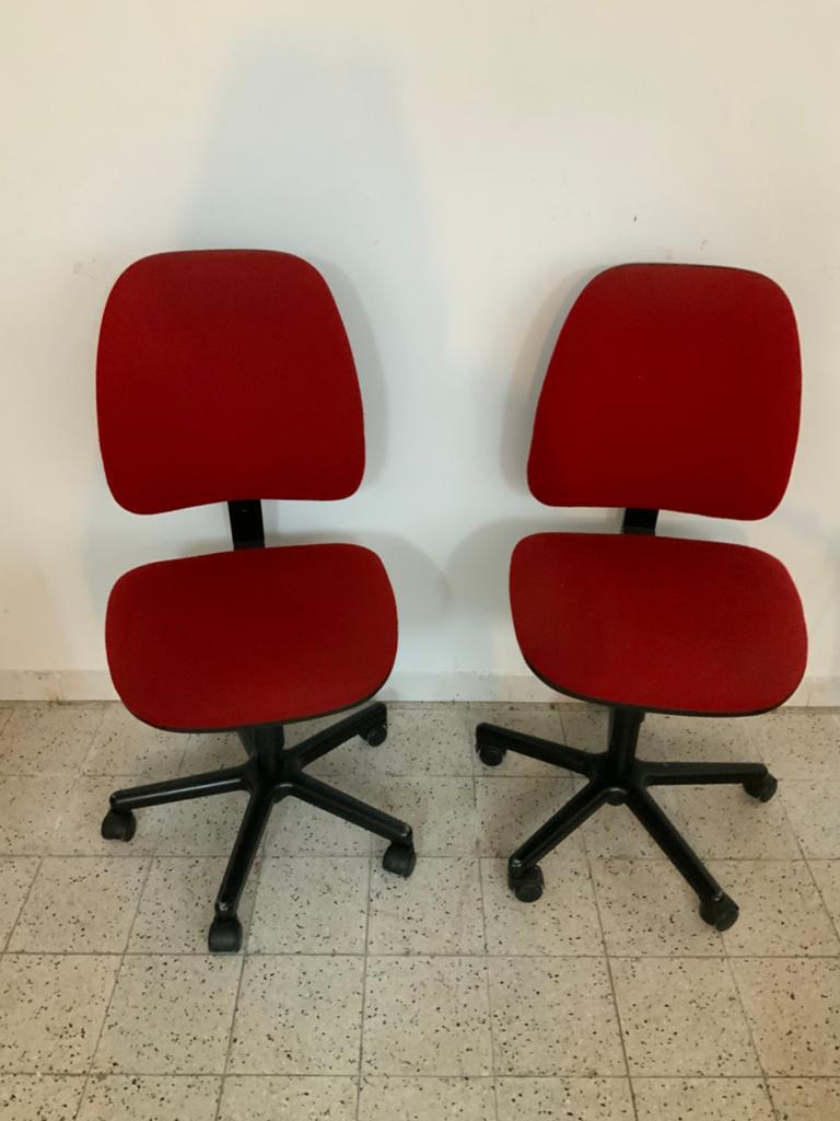 2 bureaustoelen, Ophalen, Gebruikt