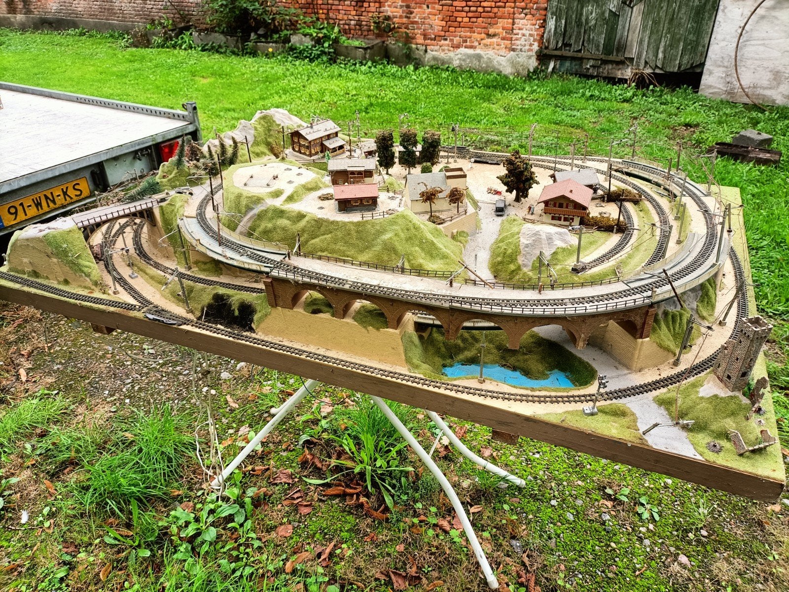 HOe modeltreinbaan, maquette, diorama, Enlèvement