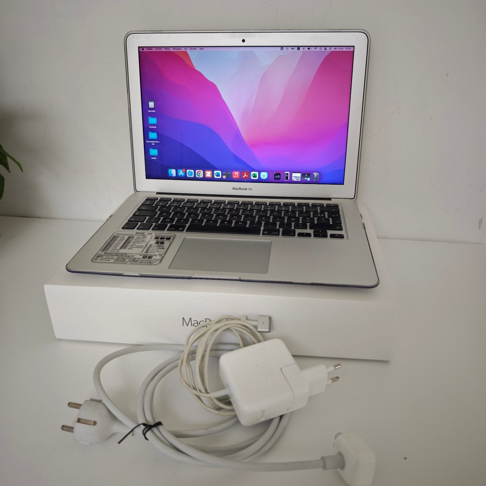 MacBook Air 13 pouces (2017) | SSD de 128 Go | 8 Go de RAM |, Enlèvement ou Envoi, MacBook, Azerty, 128 GB ou moins