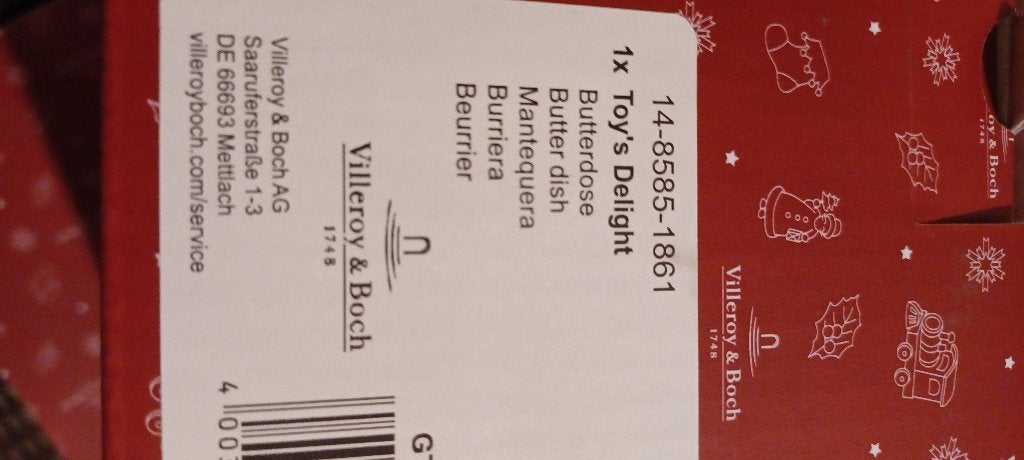 Toys delight kerst villeroy & boch, Ophalen, Nieuw