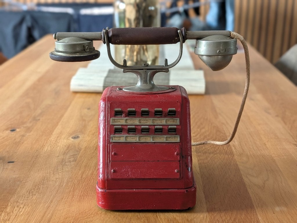 Ancien téléphone vintage brocante antiquité, Enlèvement ou Envoi, Utilisé, Bakélite