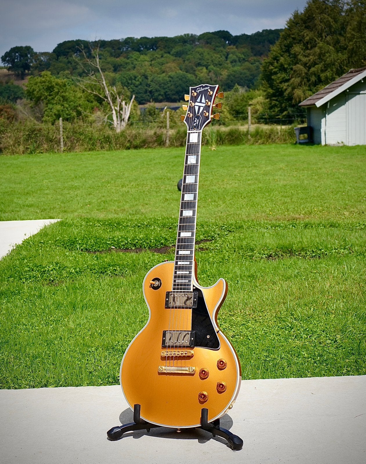 Gibson  Custom Lite 1988 Gold Showcase Edition, Enlèvement, Comme neuf, Gibson