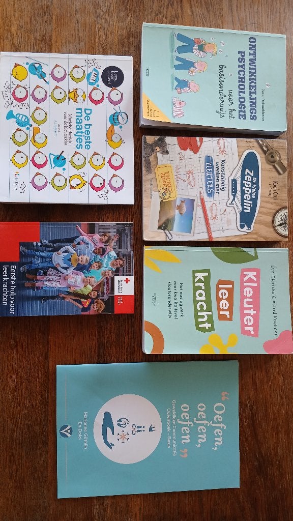 Handboeken 1ste jaar kleuteronderwijs, Ophalen, Zo goed als nieuw