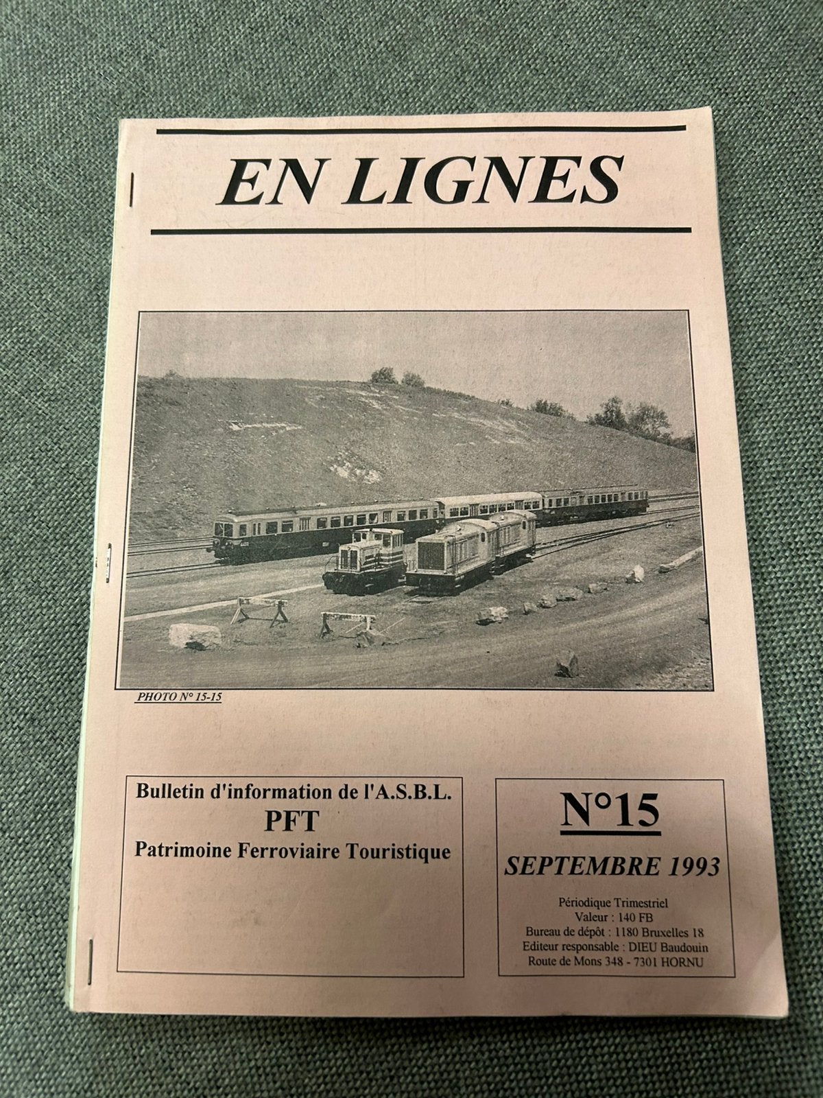 SNCB NMBS lot revue PFT premiers numéros, Collections, Trains & Trams, Enlèvement ou Envoi, Utilisé
