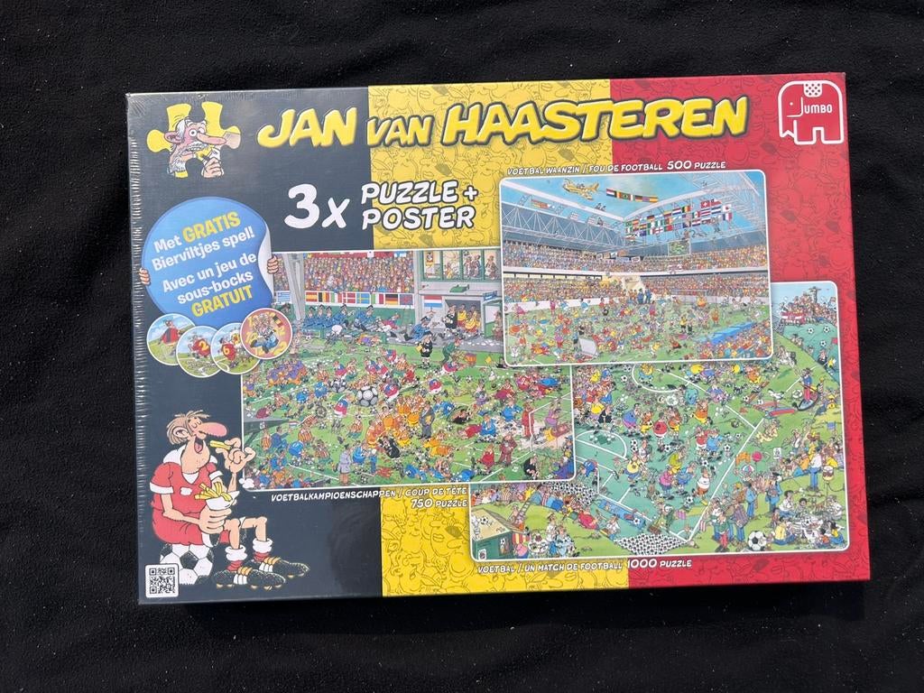 Jan van haasteren puzzel voetbal nieuw, Enlèvement ou Envoi, Neuf