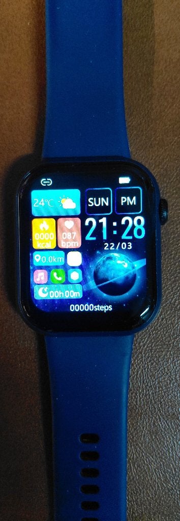 Smartwatch G28, Gebruikt, Blauw, G28, Ophalen of Verzenden