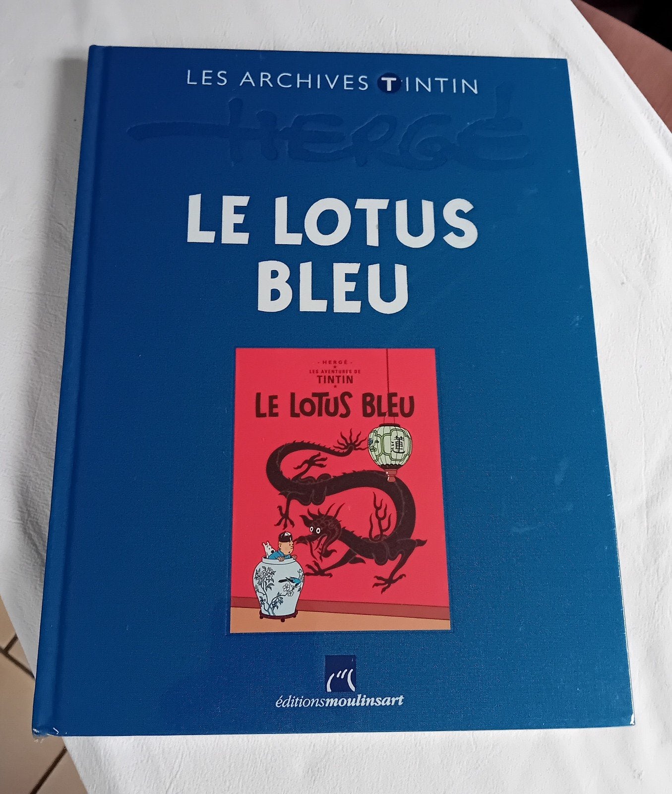 Les archives Tintin : LE LOTUS BLEU, Collections, Enlèvement ou Envoi, Tintin, Neuf, Livre ou Jeu