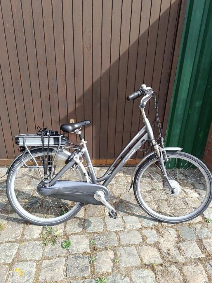 Zeer nette elektrische fiets, Ophalen
