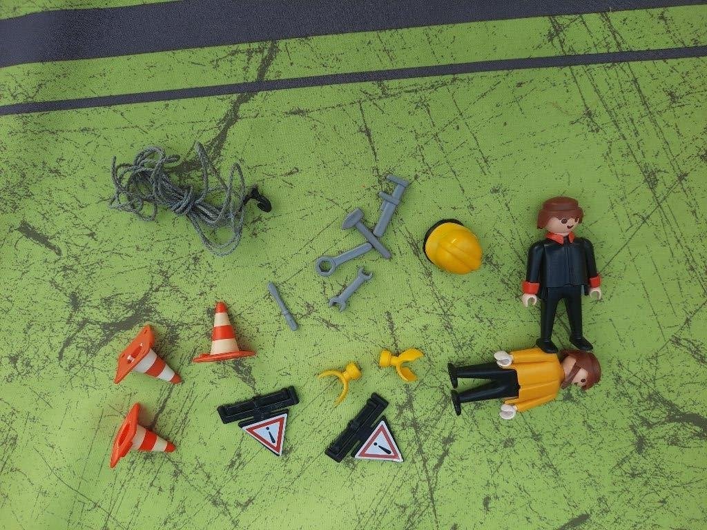 Playmobil vintage onderdelen 3525: haak en ladderwagen, Ophalen, Gebruikt, Losse onderdelen