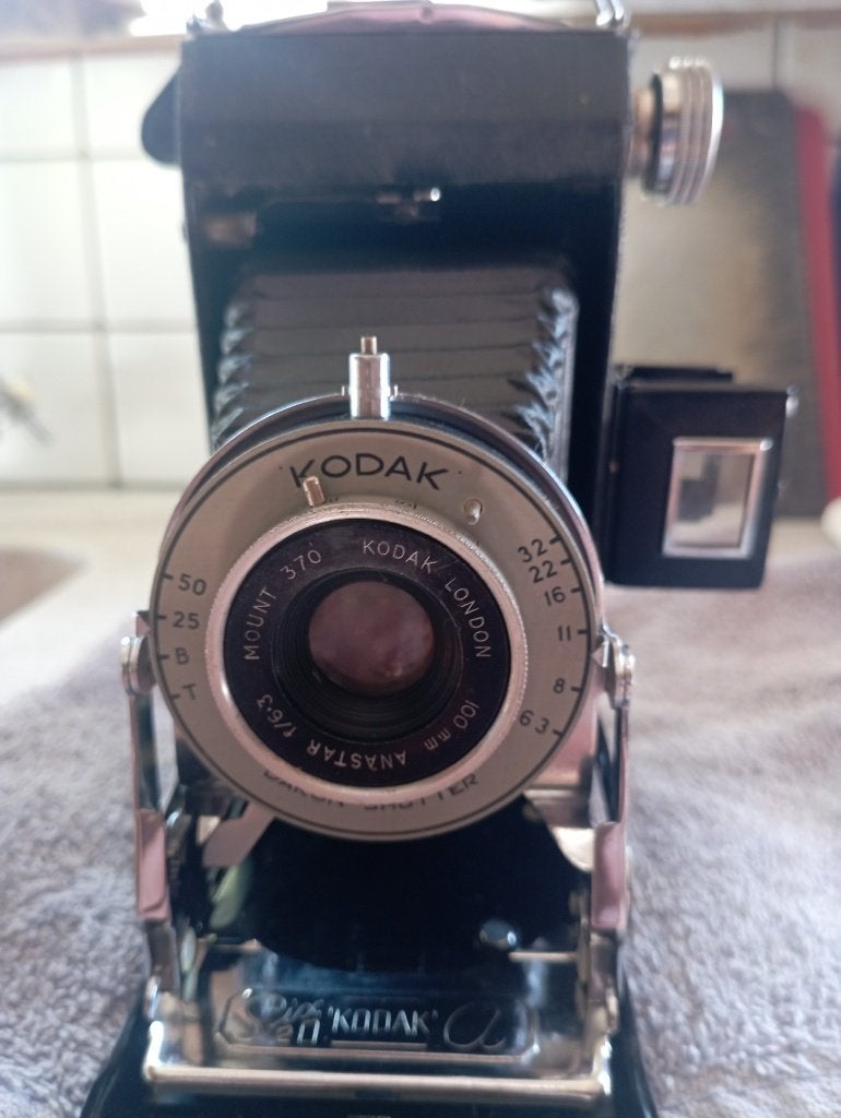 Kodak Six-20 vintage opvouwbare camera, Verzamelen, Ophalen of Verzenden, 1940 tot 1960, Fototoestel