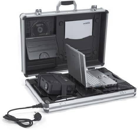 Dicota DataDesk Media XL Laptop Bag - 15,4" - Silver (zgan), Computers en Software, Laptoptassen, Ophalen, 15 inch, Cijferslot