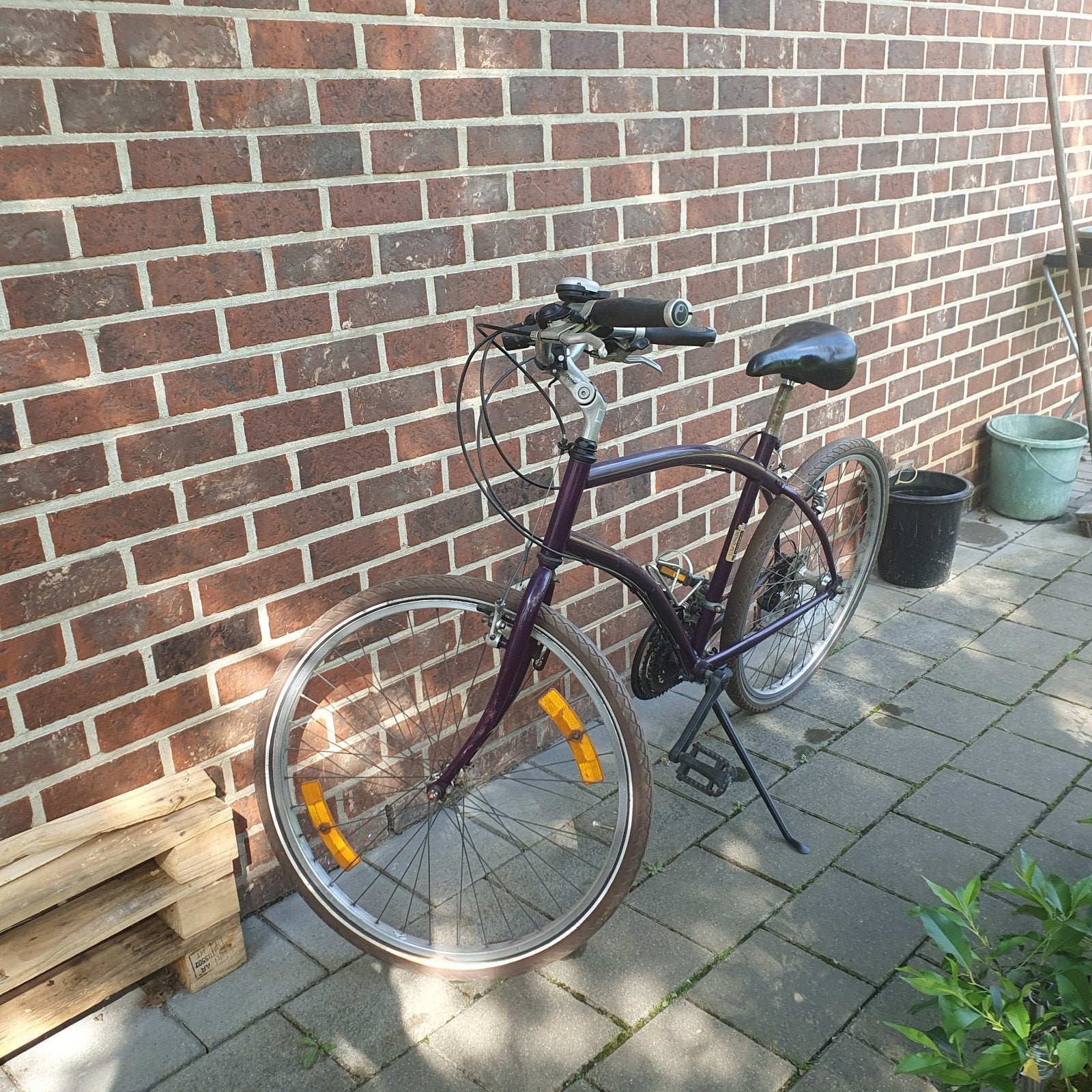 Fiets voor klusser, Ophalen
