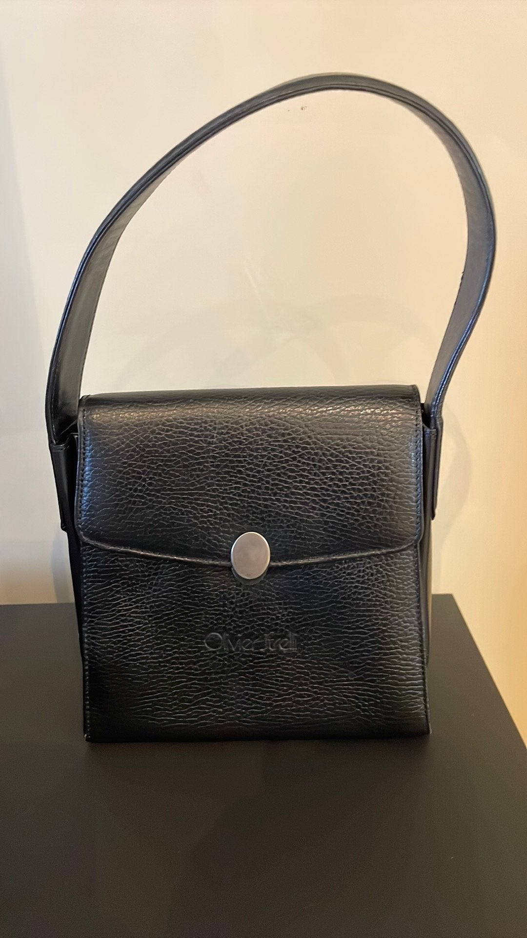 Handtas olivier strelli, Enlèvement, Utilisé, Noir, Sac à main