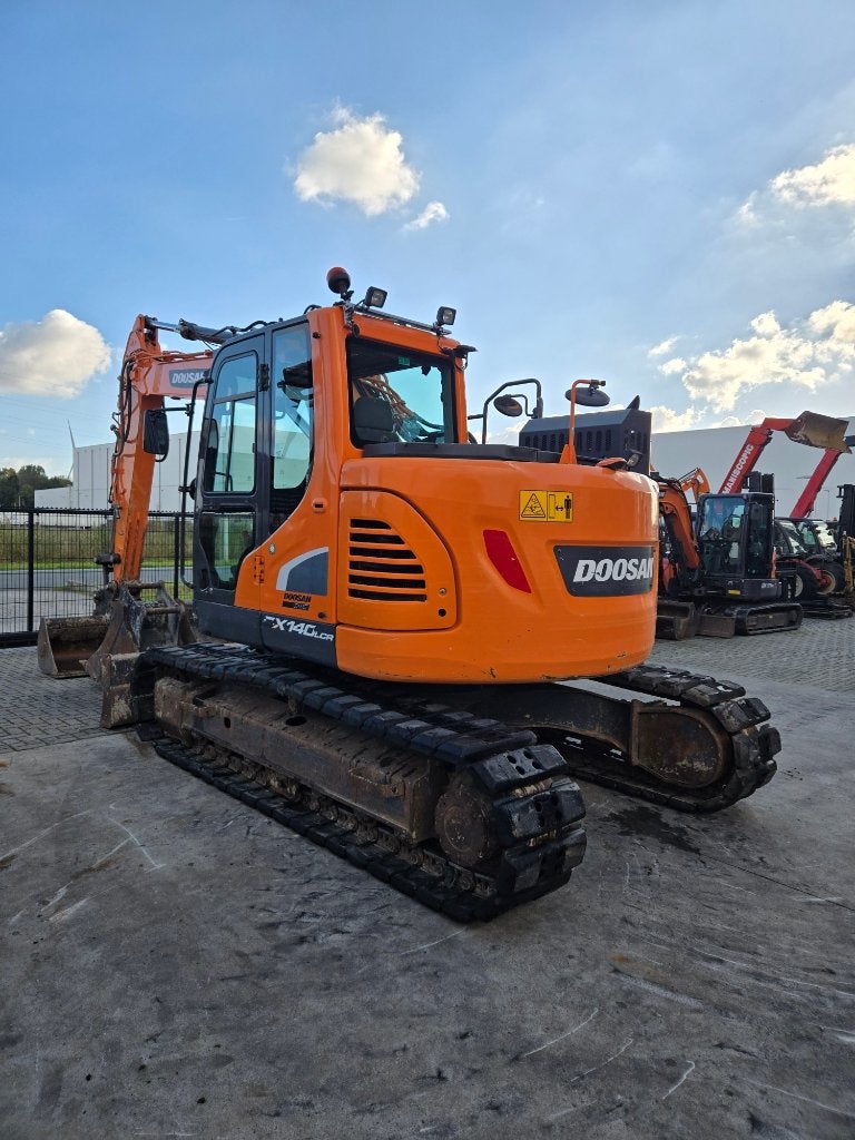 Doosan DX140LCR-5, Ophalen, Graafmachine