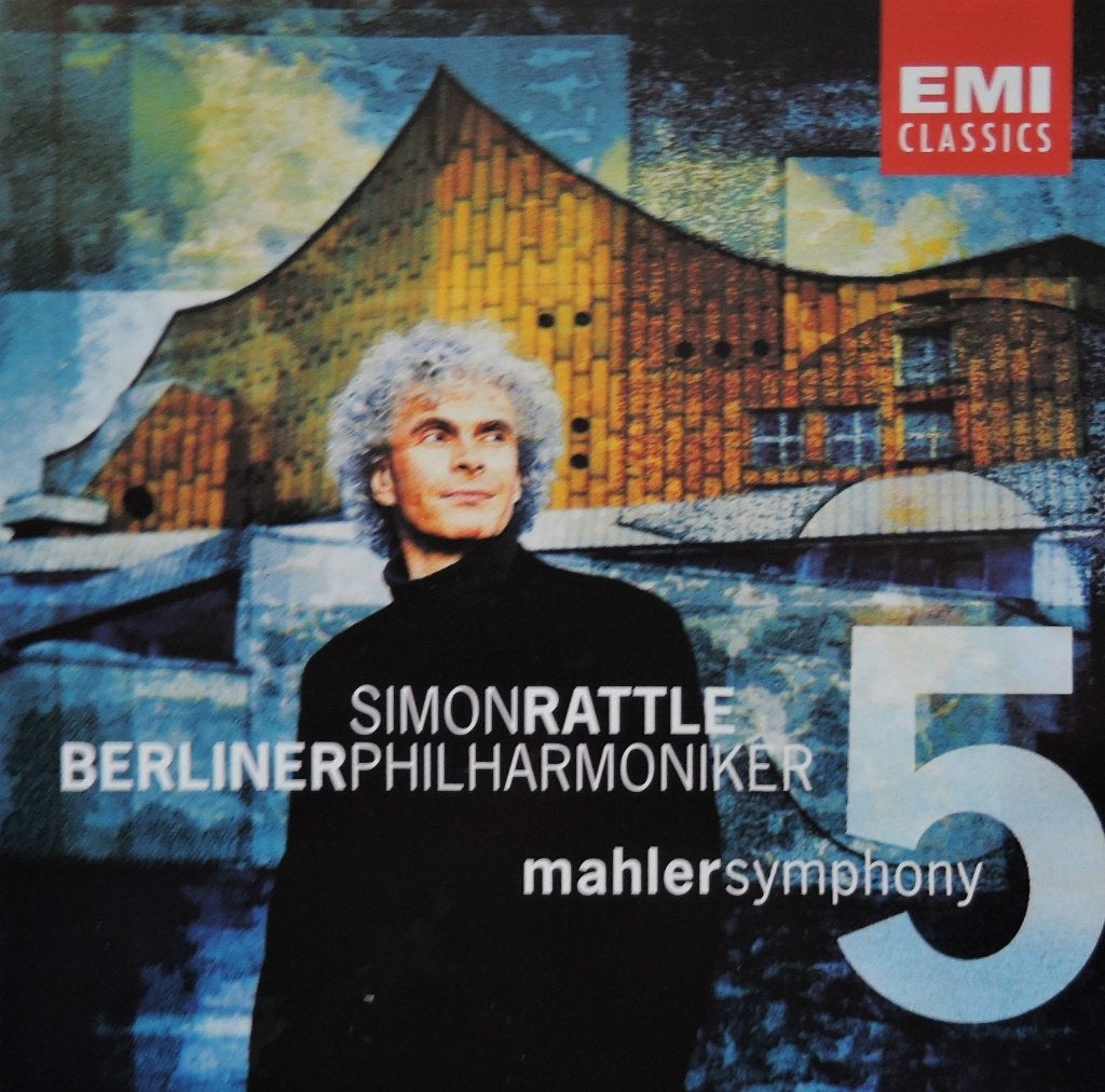 Mahler / Symfonie 5 - Berliner Philh / Rattle - 2002 - DDD, Symfonie, Mahler, Ophalen of Verzenden, Zo goed als nieuw