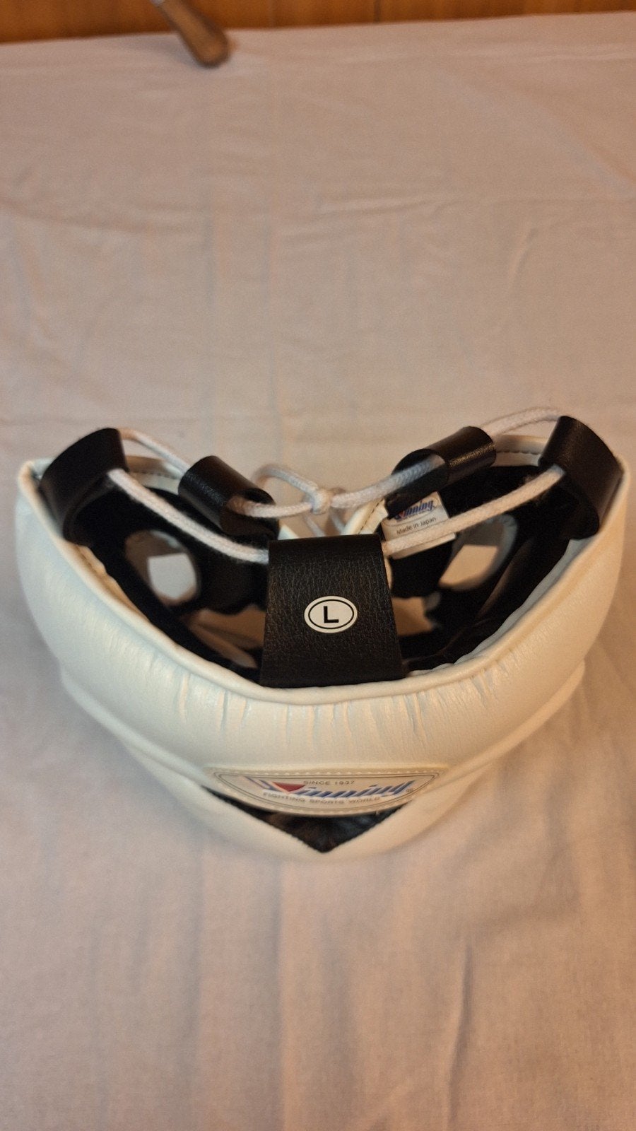 Protège-tête de boxe Winning FG-2900, blanc, taille L, Sports & Fitness, Enlèvement ou Envoi, Protection pour arts martiaux, Autres