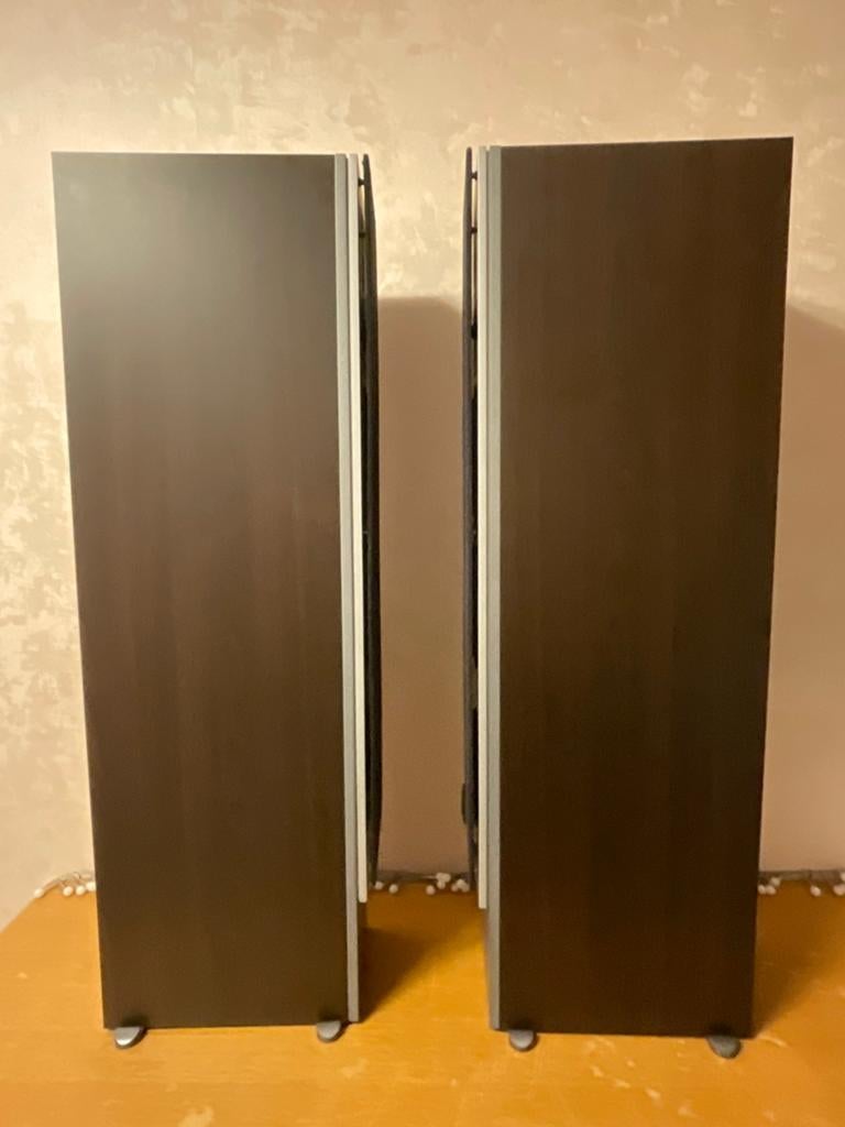 DALI Ikon 6 Top klasse Hi-Fi luidsprekers (donkerbruin), Ophalen of Verzenden, 120 watt of meer, Front, Rear of Stereo speakers