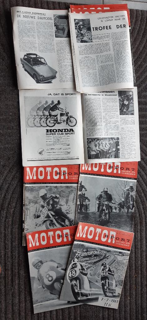 tijdschrift motor: MotorSport 1963 juli-december =12 boekjes, Ophalen of Verzenden, 1960 tot 1980, Tijdschrift