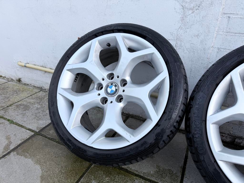 18” Y-Spaak BMW velgen met banden !, Ophalen, 18 inch, Banden en Velgen, Personenwagen