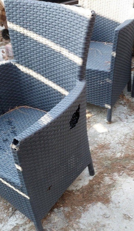tuintafel met stoelen gratis, Tuin en Terras, Tuinstoelen, Ophalen