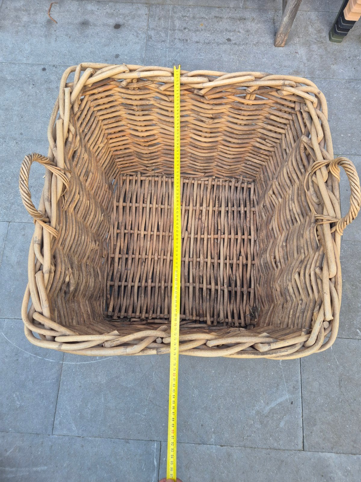 Grote rotan mand. Eventueel voor hout voor de kachel., Ophalen, Hout, Mand