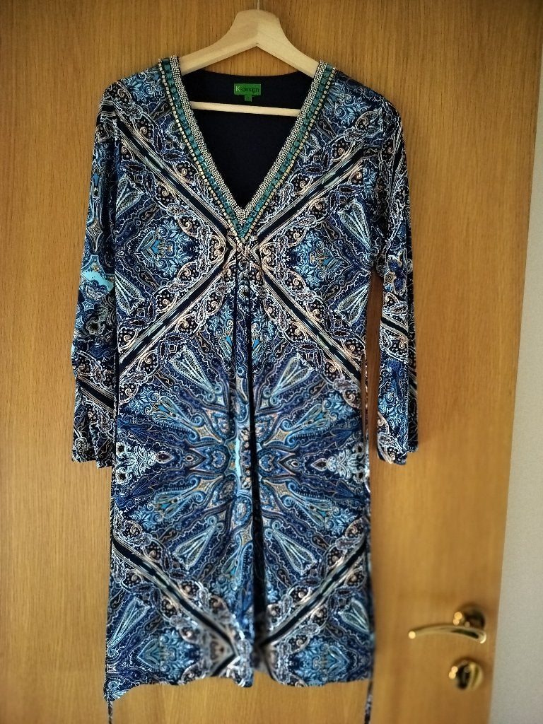 Kleedje K-DESIGN (maat 36), Kleding | Dames, Jurken, Ophalen, K-design, Blauw, Zo goed als nieuw