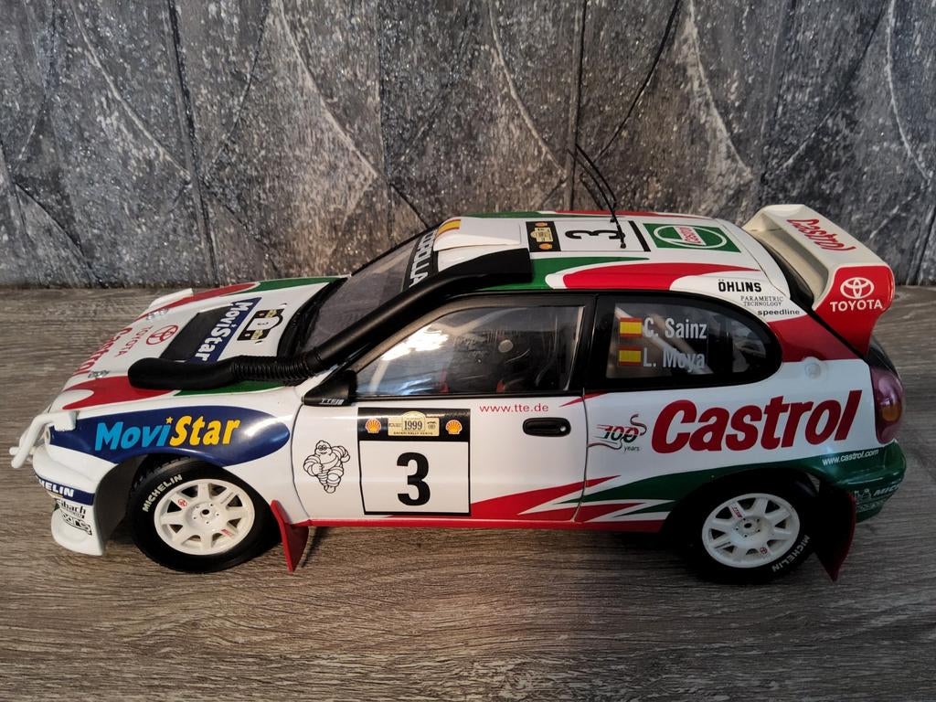 Toyota Corolla WRC Rally Autoart., Hobby en Vrije tijd, Ophalen of Verzenden, Autoart