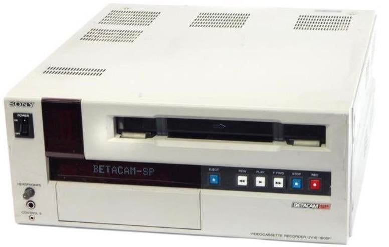 Betacam recorder UVW-1800P, Ophalen, Zo goed als nieuw