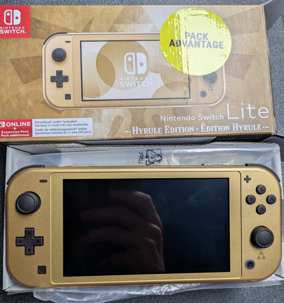 Switch Lite Hyrule Edition, Consoles de jeu & Jeux vidéo, Consoles de jeu | Nintendo Switch Lite, Enlèvement ou Envoi, Autres couleurs