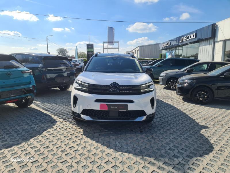 Citroen C5 Aircross SHINE 1.2 PURETECH 130 PK EAT8, Auto's, Citroën, Automaat, Parkeercamera, 149 g/km, Wit