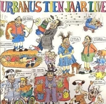 Urbanus – Tien Jaar Live 1983, Cd's en Dvd's, Vinyl | Nederlandstalig, LP, Cabaret of Kleinkunst, Ophalen of Verzenden, Zo goed als nieuw