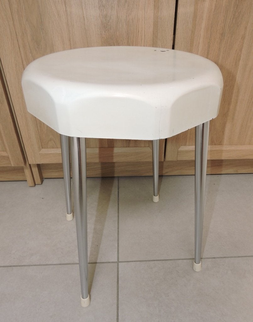 1960-1970 Tabouret CAPSULE VINTAGE DESIGN BELGE VINCOLUXE, Antiquités & Art, Enlèvement ou Envoi